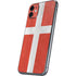 Denmark Flag Distressed iPhone 11 Skin